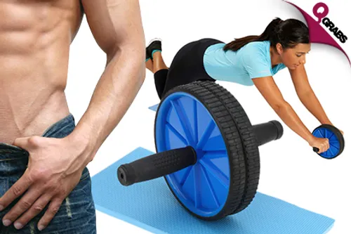 From QR35, Tone That Tummy with an AB Roller & Mat! (Up to QR160 Value)